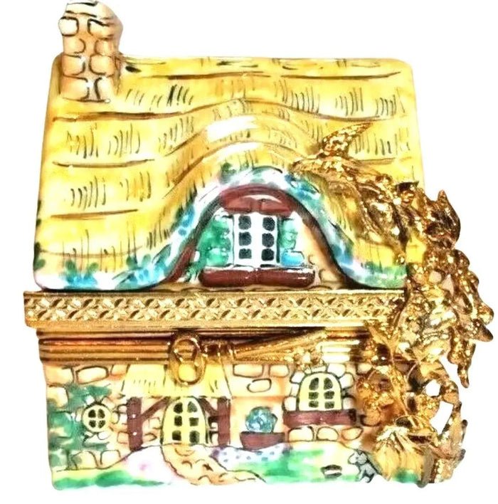 French country cottage, a hand-painted Limoges porcelain box